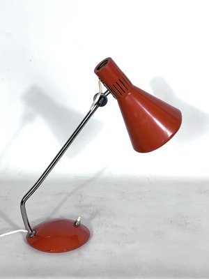 Salmon Orange Table Lamp from Stilnovo Milano, 1960s-OT-1384166