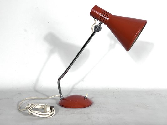 Salmon Orange Table Lamp from Stilnovo Milano, 1960s-OT-1384166