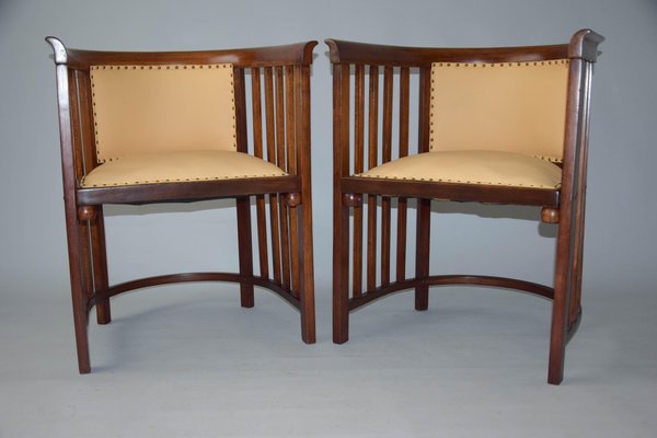 Salon Set attributed to Josef Hoffmann, 1910s, Set of 3-TZ-1375034