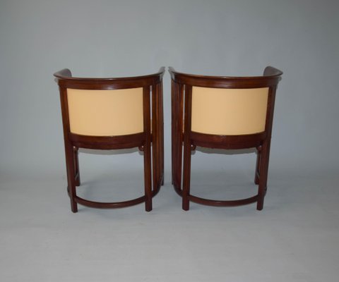 Salon Set attributed to Josef Hoffmann, 1910s, Set of 3-TZ-1375034