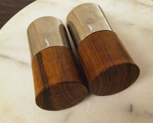 Salt and Pepper in Rosewood, 1970s, Set of 2-ZJN-1805351