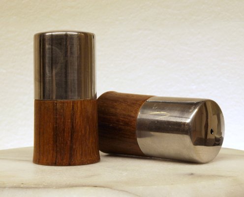 Salt and Pepper in Rosewood, 1970s, Set of 2-ZJN-1805351