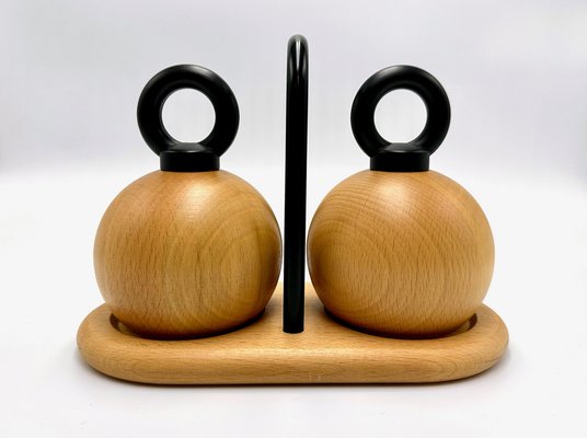 Salt & Pepper Mills Ball Boy by Richard Nissen & Carsten Jørgensen for Bodum Denmark, 1980s, Set of 3-ZCY-1744425