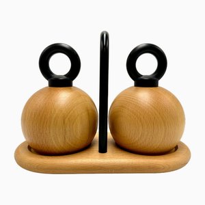 Salt & Pepper Mills Ball Boy by Richard Nissen & Carsten Jørgensen for Bodum Denmark, 1980s, Set of 3-ZCY-1744425