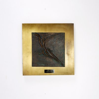 Salto Pilar De La Vega Martinez, Bronze Sculpture on Panel-NYF-2018846