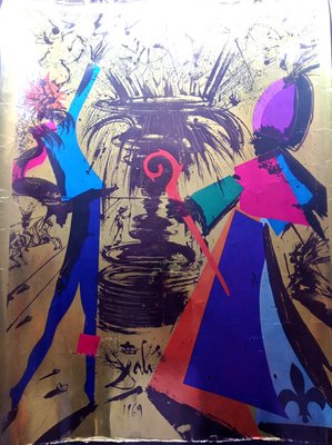 Salvador Dali, Abstract Figures, 1969, Lithograph-NRC-1427838