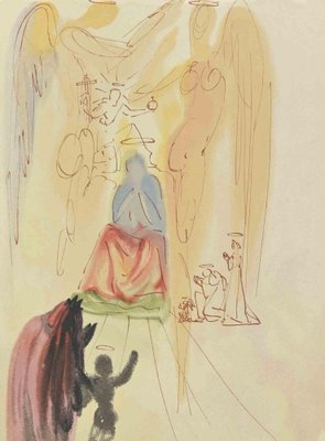 Salvador Dali, Beatrice and the Triumph of the Saints, Woodcut, 1963-ZCI-2029202