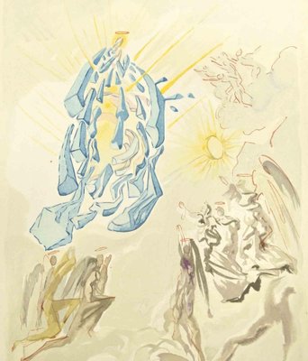 Salvador Dalí, Dante Recovers his Sight, Woodcut, 1963-ZCI-2029297