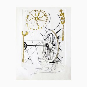 Salvador Dali, Déclin from Les Amours Jaunes, Drypoint Engraving-KHH-1288388