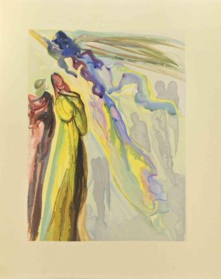 Salvador Dali, Ghost of Ancestors, The Divine Comedy, Woodcut, 1963-ZCI-2029196