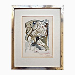 Salvador Dali, In Dark Limbo from Divine Comedy by Dante Alighieri 1963, 1963, Lithograph-QFT-2016457