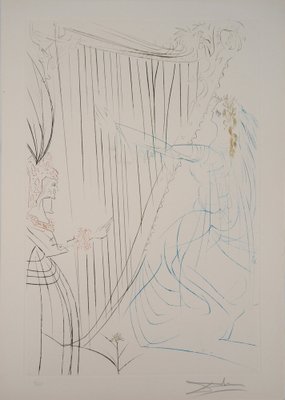 Salvador Dali, Iseult Et Branguine, 1970, Original Etching-KHH-1204112