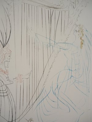 Salvador Dali, Iseult Et Branguine, 1970, Original Etching-KHH-1204112