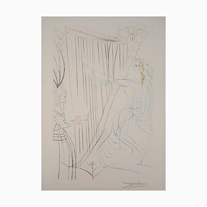 Salvador Dali, Iseult Et Branguine, 1970, Original Etching-KHH-1204112