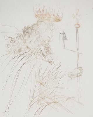 Salvador Dali, King Lear, Original Engraving-KHH-2023044