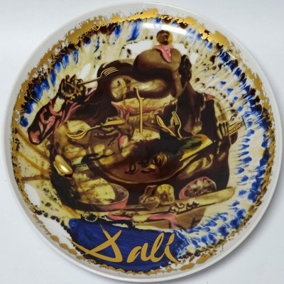 Salvador Dali, L'Assiette De Gala, Rosenthal Porcelain and Collage, 1985-NRC-1394119