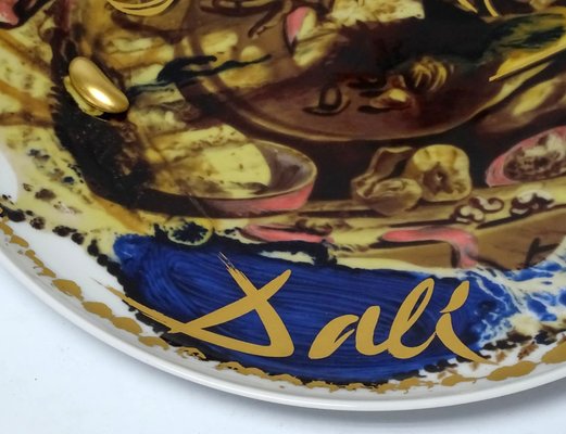 Salvador Dali, L'Assiette De Gala, Rosenthal Porcelain and Collage, 1985-NRC-1394119