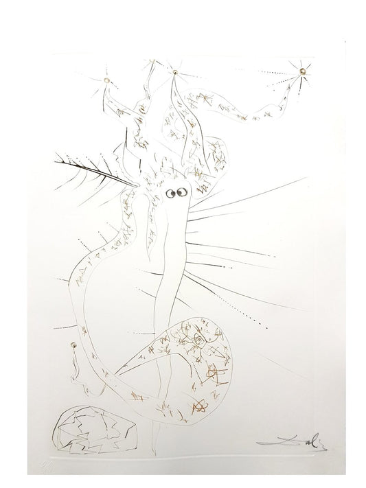 Salvador Dali - Mad Tristan - Original Etching 1970