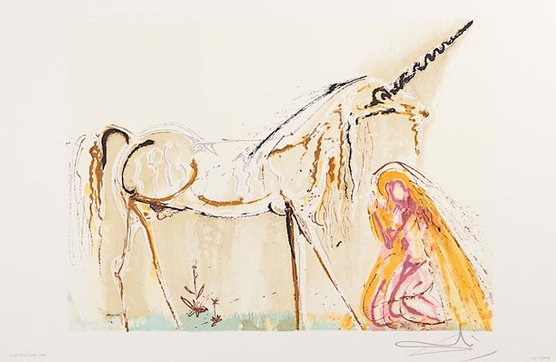 Salvador Dalí, Pégase, 1983, Lithograph-NRC-1417632