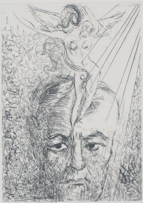 Salvador Dali, Psychoanalysis, Freud, Original Engraving-KHH-2023055