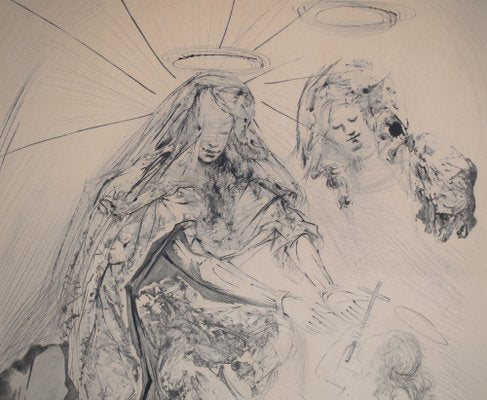 Salvador Dali, Saint Anne, 1965, Original Etching-KHH-1452192