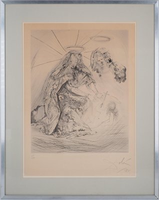 Salvador Dali, Saint Anne, 1965, Original Etching-KHH-1452192