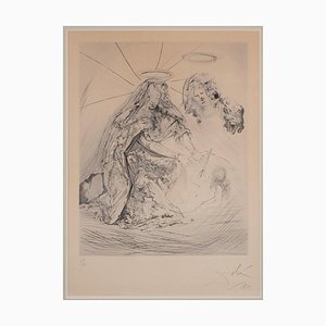 Salvador Dali, Saint Anne, 1965, Original Etching-KHH-1452192