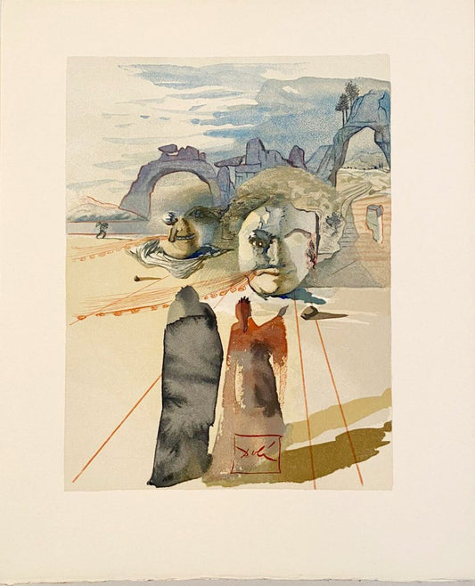 Salvador Dali, The Divine Comedy, 1963, Original Engraving