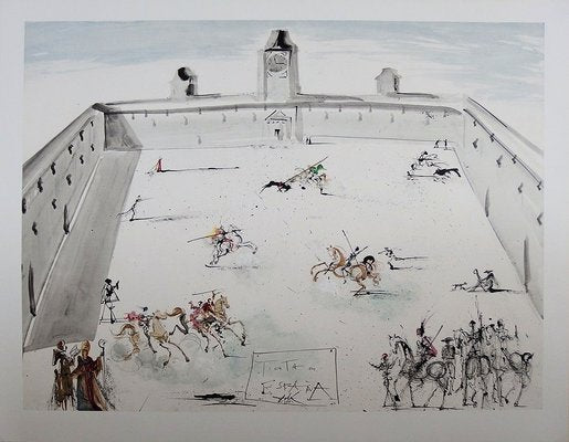 Salvador Dali, Tienta - Place en Espagne, Lithograph, 1983-ITS-1784213