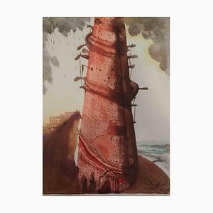 Salvador Dalí, Turris Babel, Lithograph, 1964-ZCI-2029566