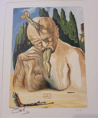 Salvador Dali, Un Diable Logicien, Lithograph, 20th Century-SYQ-1748050