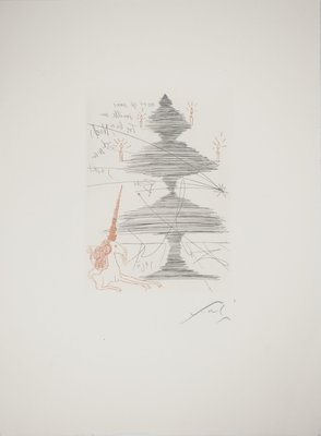 Salvador Dali, Unicorn Christmas Tree, 1965, Original Engraving-KHH-2023059