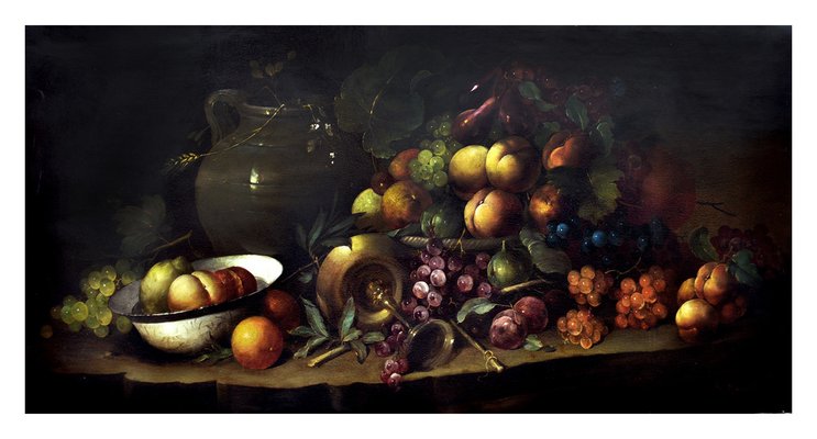 Salvatore Marinelli, Italian Still Life, 2008, Oil on Canvas, Framed-YUW-1297517