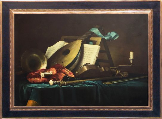 Salvatore Marinelli, Italian Still Life, 2010, Oil on Canvas, Framed-YUW-1298476