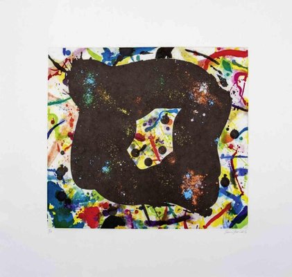 Sam Francis, Untitled, Etching and Aquatint Monotype, 1989-ZCI-1769983