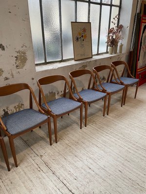 Samcom Dining Chairs by Johannes Andersen for Udulm, 1960s, Set of 6-LCU-2024752