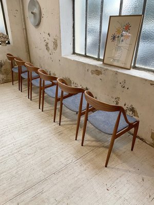 Samcom Dining Chairs by Johannes Andersen for Udulm, 1960s, Set of 6-LCU-2024752