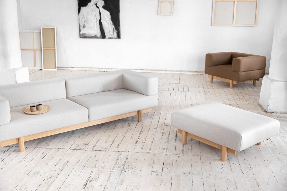 Sand Alchemist Three-Seater Sofa by etc.etc. for Emko