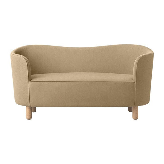 Sand and Natural Oak Raf Simons Vidar 3 Mingle Sofa by Lassen