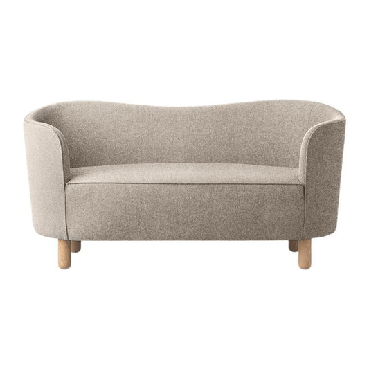 Sand Sahco Zero and Natural Oak Mingle Sofa by Lassen