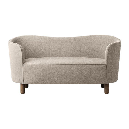 Sand Sahco Zero and Smoked Oak Mingle Sofa by Lassen