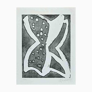 Sante Monachesi, The Butterfly, Original Etching, 1970s-ZCI-1759109