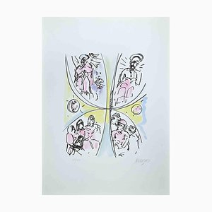 Sante Monachesi, The Sacred Heaval, Original Lithograph, 1977-ZCI-1260132