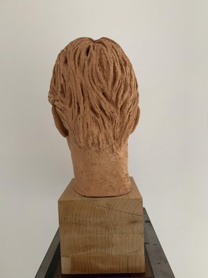 Santo Allego, Il Filosofo, Partially Painted Terracotta, 2014-QMZ-1780523