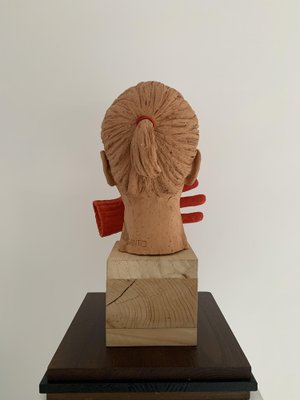 Santo Allego, L'urlo (Femminicidio), Partially Painted Terracotta, 2014-QMZ-1780519