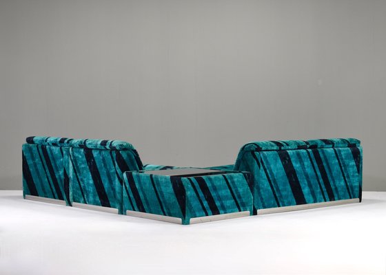 Saporiti P10 Proposals Modular Sofa by Giovanni Offredi, 1970s, Set of 4-TE-1750668