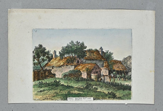 Sarah Green, Landscape, 1793, Etching