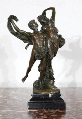 Sartorisio, Couple de danseurs enlacés, 1900, Bronze Sculpture-RVK-1137301