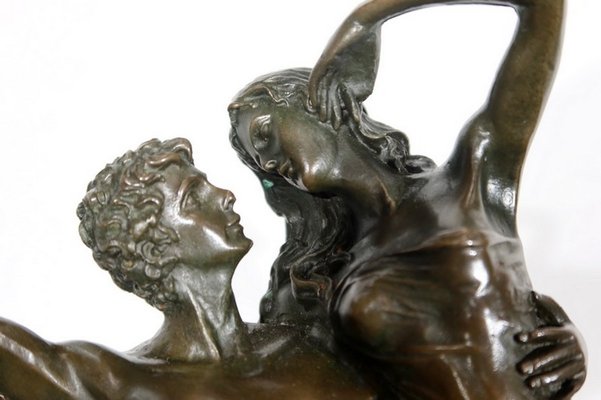 Sartorisio, Couple de danseurs enlacés, 1900, Bronze Sculpture-RVK-1137301