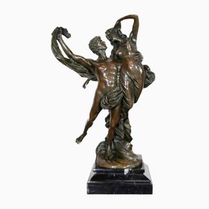 Sartorisio, Couple de danseurs enlacés, 1900, Bronze Sculpture-RVK-1137301